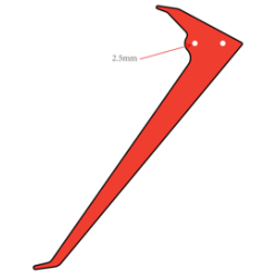 GT020211 Vertical Fin Set   Orange