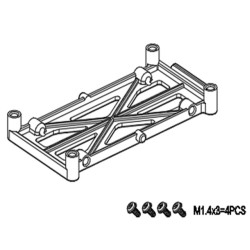 GT030020-Battery Mount frame upper Set