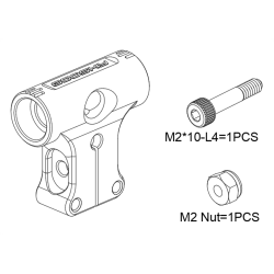 GT080001 Main Rotor Hohousing Set S2 Ultra/Max