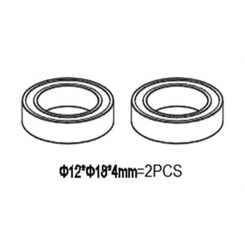 GT000064_Swashplate bearing set (6701ZZ)