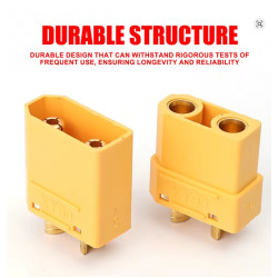 conectores XT90 macho hembra